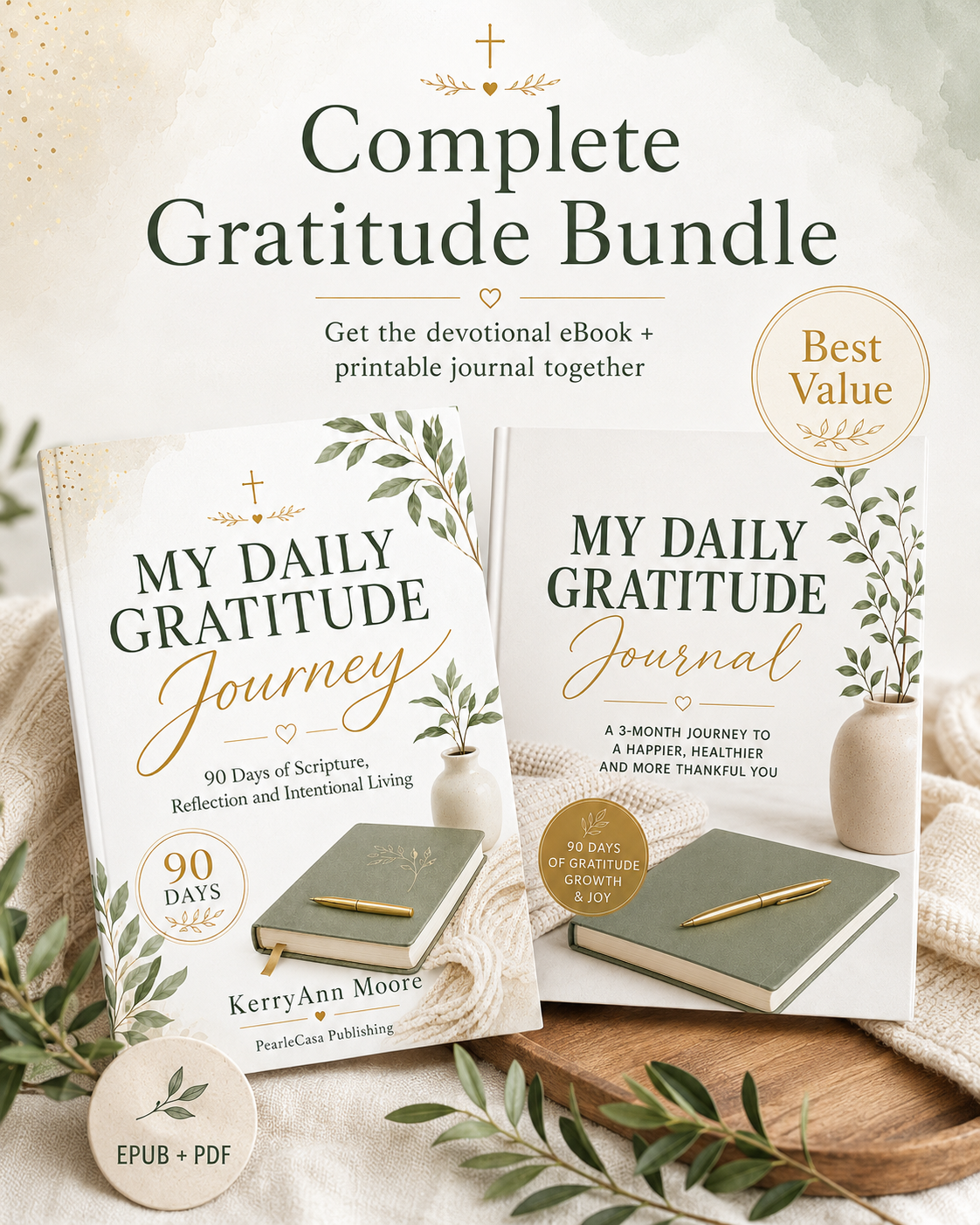 My Daily Gratitude Journey: 90 Days of Scripture, Reflection and Intentional Living