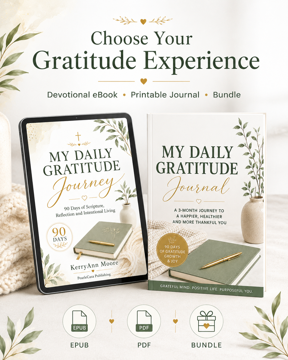 My Daily Gratitude Journey: 90 Days of Scripture, Reflection and Intentional Living